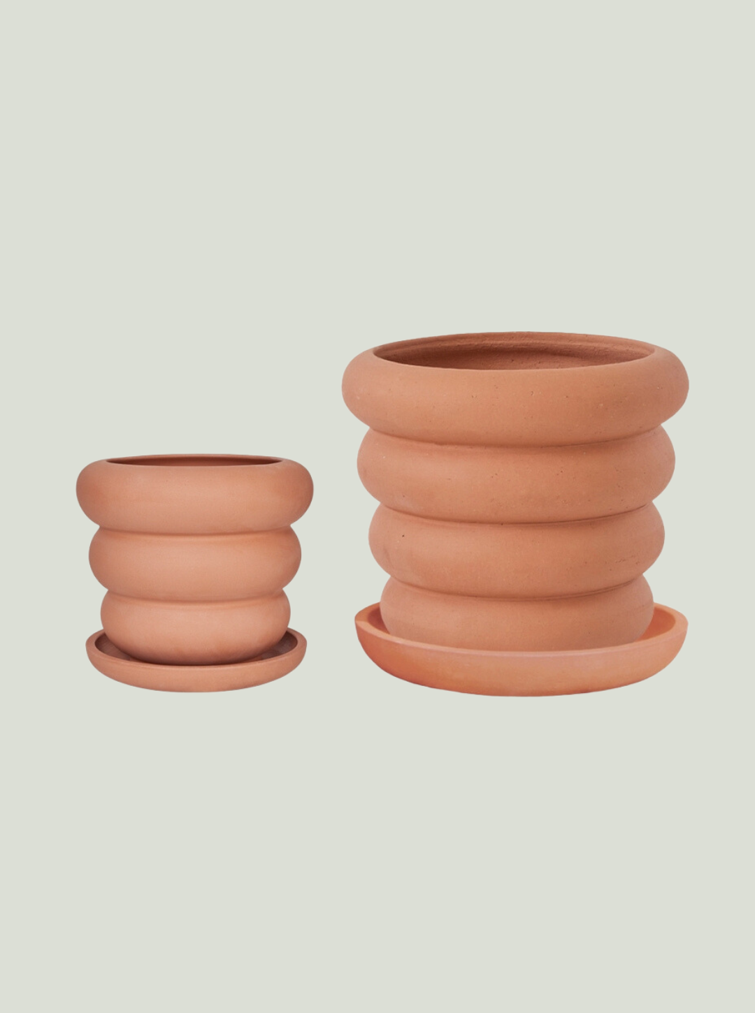 Doniczka Awa Pot Outdoor Terracotta OYOY - zestaw 2 sztuk