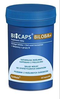 Bicaps BILOBA+ 60kaps. Formeds