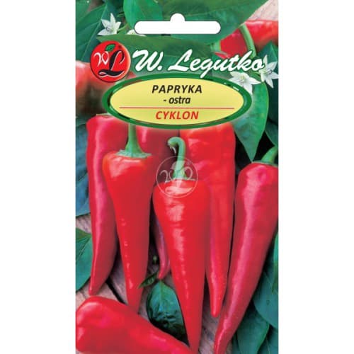1 szt, Gewürzpaprika Cyklon - Samen: Ilość w opakowaniu: 0.15 g