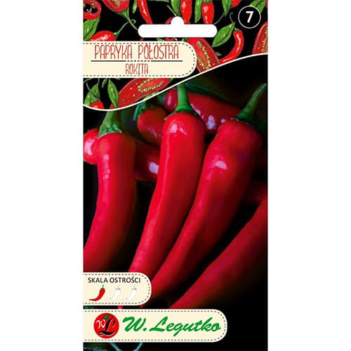 1 szt, Gewürzpaprika Rokita - Samen: Ilość w opakowaniu: 0.15 g