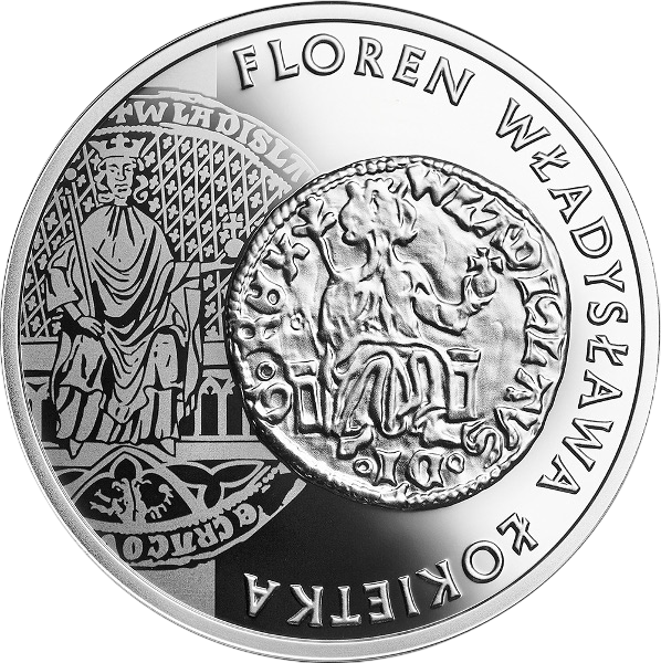 Srebrna moneta Historia monety Polskiej: Floren Władysława Łokietka - wysyłka 24 h!