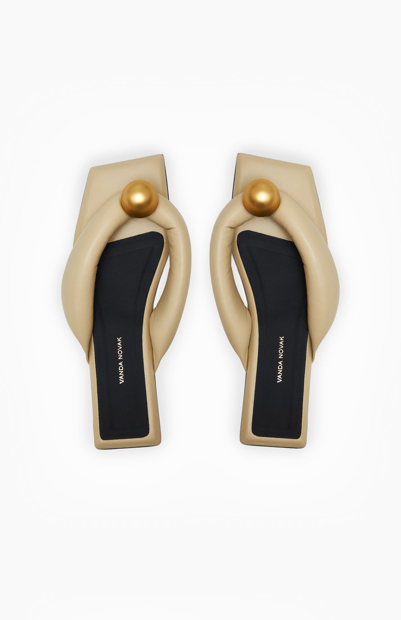Klapki damskie FLORENCE IVORY 38 - Vanda Novak