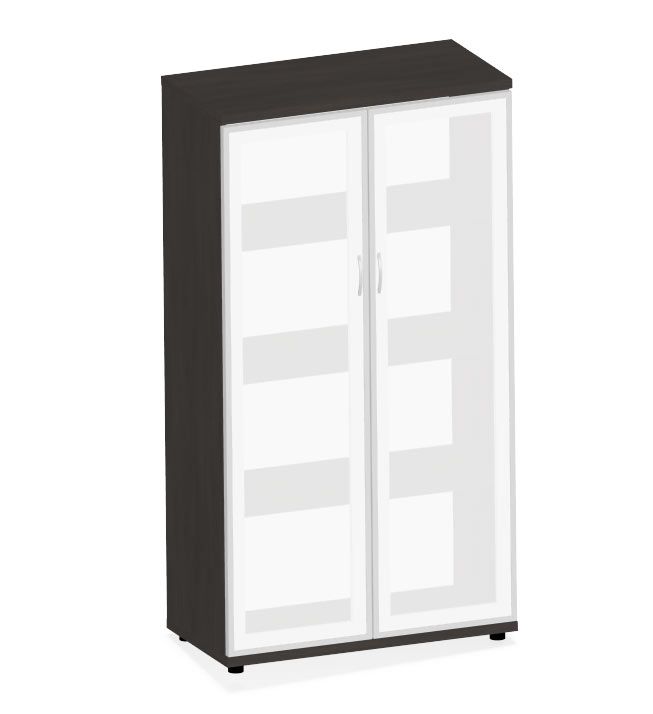 HEBE TS415 regał z witryną 80,2x40x148,8h