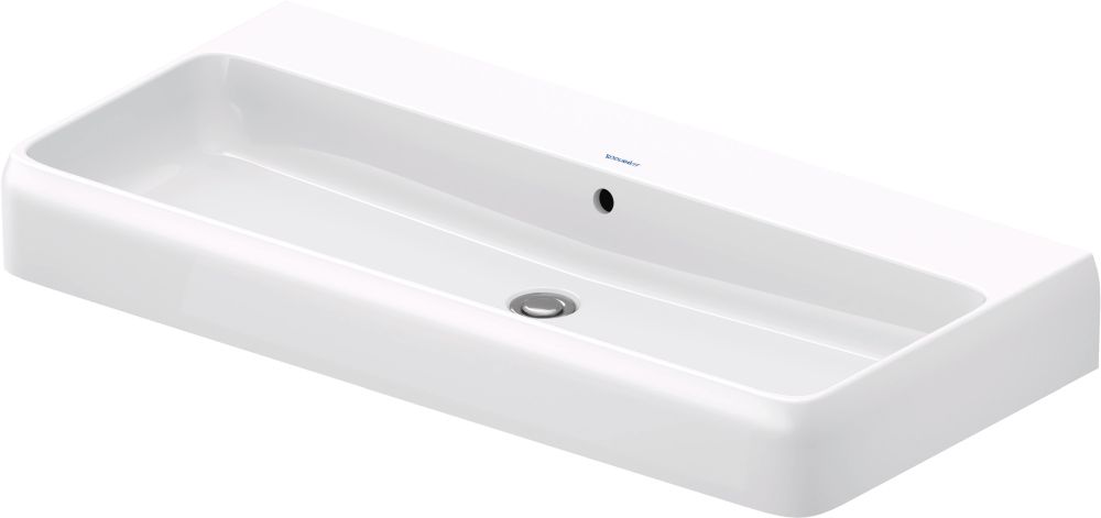 Duravit Qatego umywalka 100x47 cm meblowa prostokątna HygieneGlaze biały połysk 2382102060