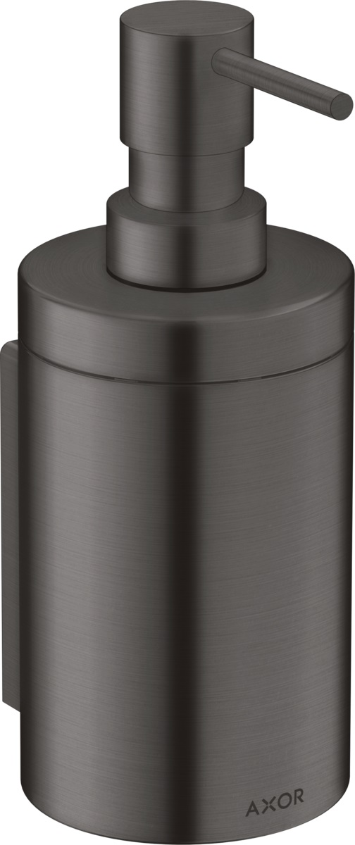 Axor Universal Circular dozownik do mydła 300 ml ścienny czarny chrom szczotkowany 42810340