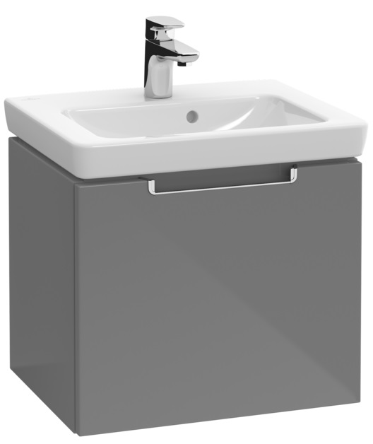 Villeroy & Boch Subway 2.0 szafka 48,5 cm podumywalkowa wisząca Glossy Grey A68510FP
