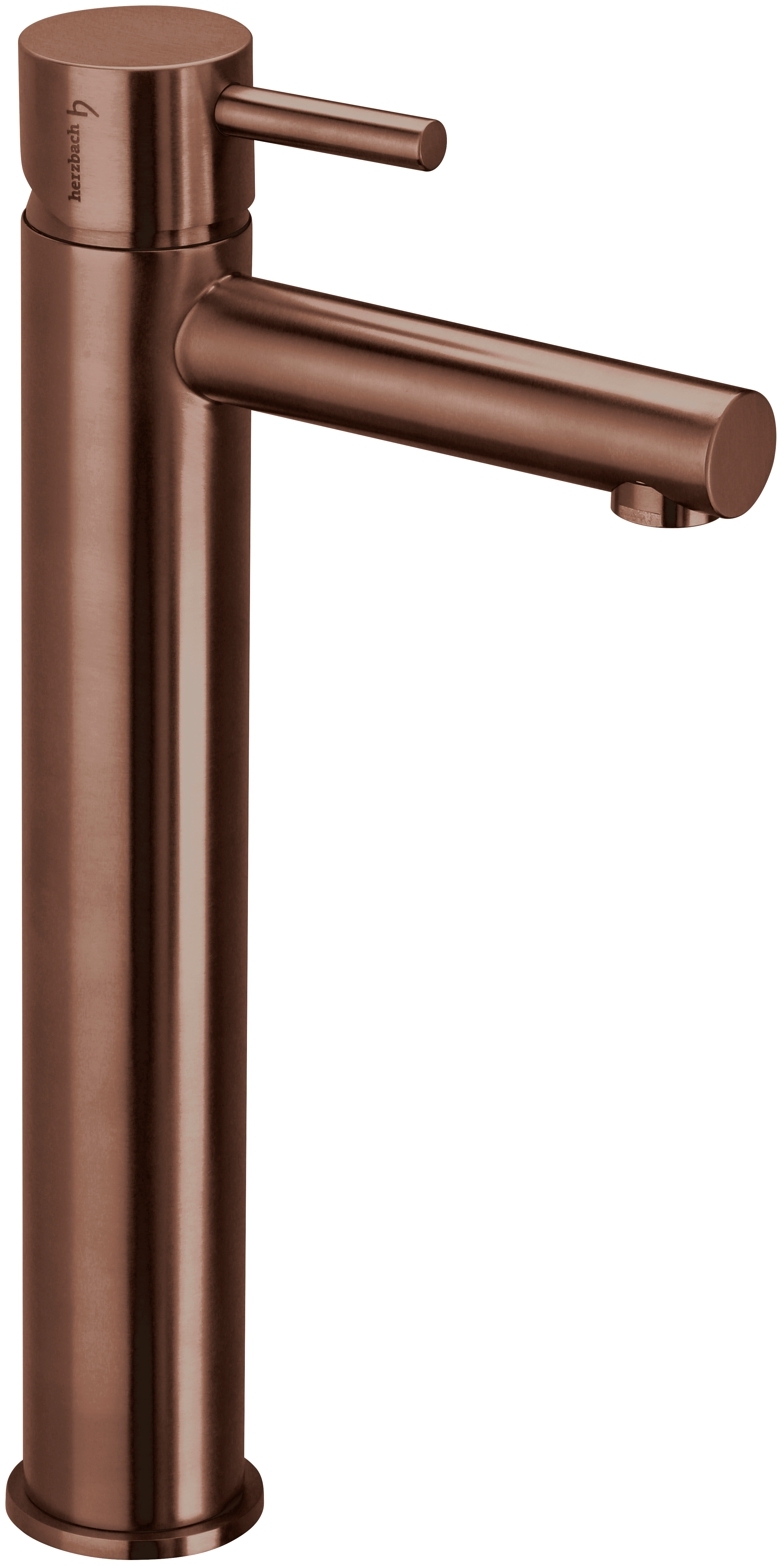 Herzbach Design iX PVD bateria umywalkowa stojąca wysoka miedź 21.133200.2.39