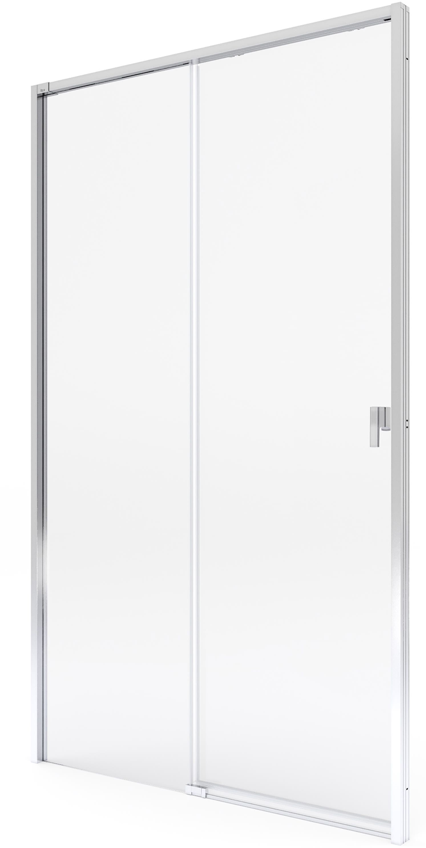 Roca Metropolis-N drzwi prysznicowe 140 cm rozsuwane chrom połysk/szkło przezroczyste AMP1314012M