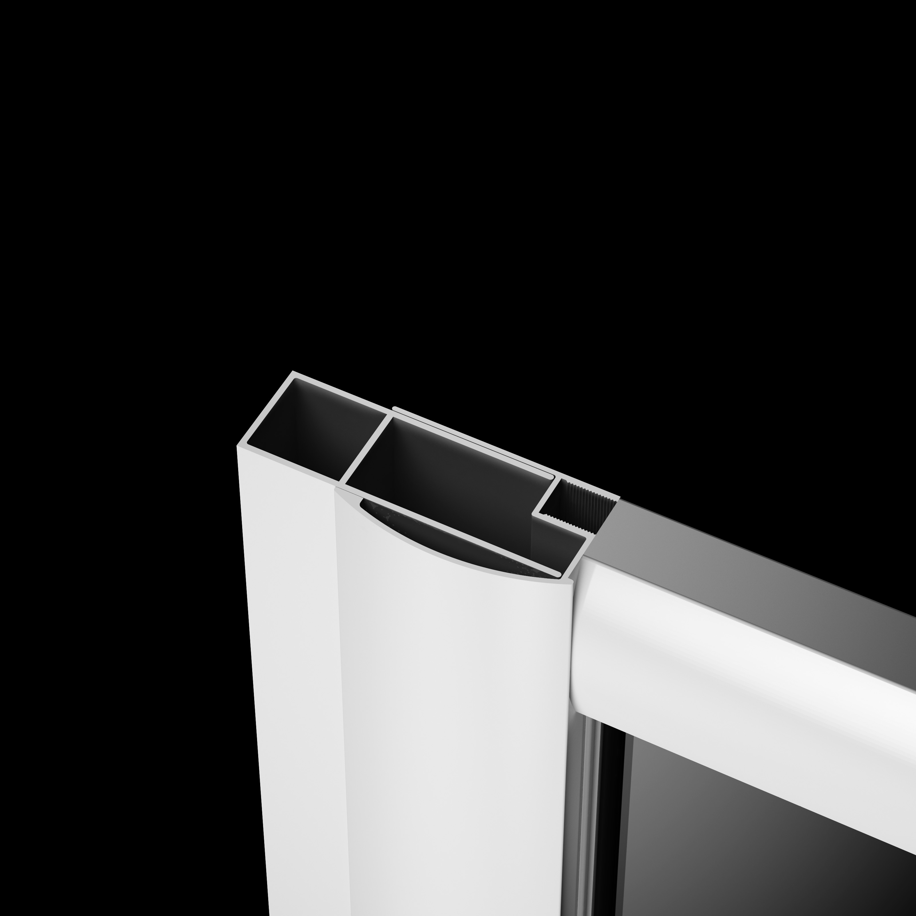 Radaway Classic profil poszerzający U +2 cm biały mat P01-112185004