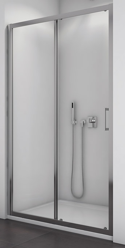 SanSwiss TOP-Line drzwi prysznicowe 160 cm biały/szkło przezroczyste TOPS216000407
