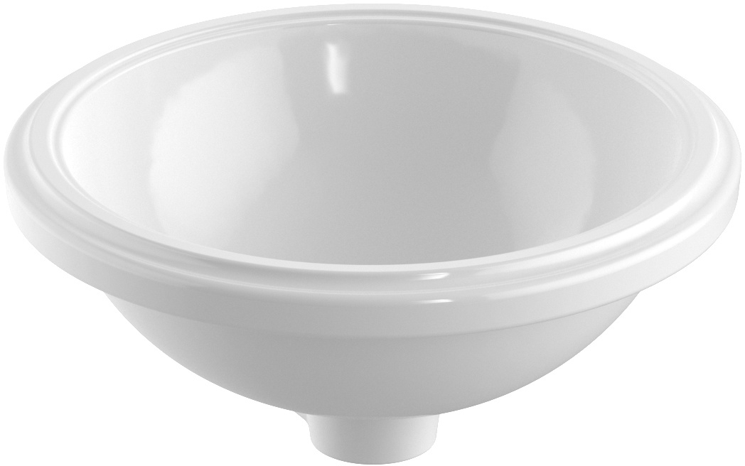 Geberit Variform umywalka 33 cm podblatowa okrągła KeraTect biała 500.747.00.2