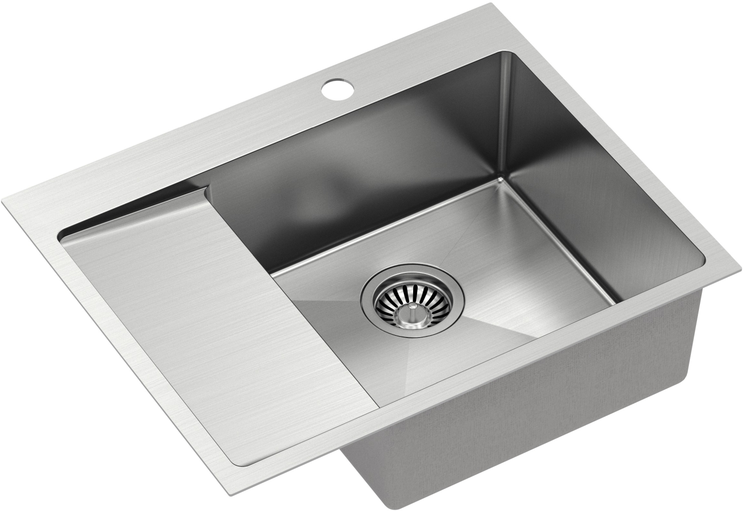 Quadron Russel 116 zlewozmywak stalowy 62x48 cm wpuszczany stal szlachetna HB7911-RBS - Wysyłka w 24h