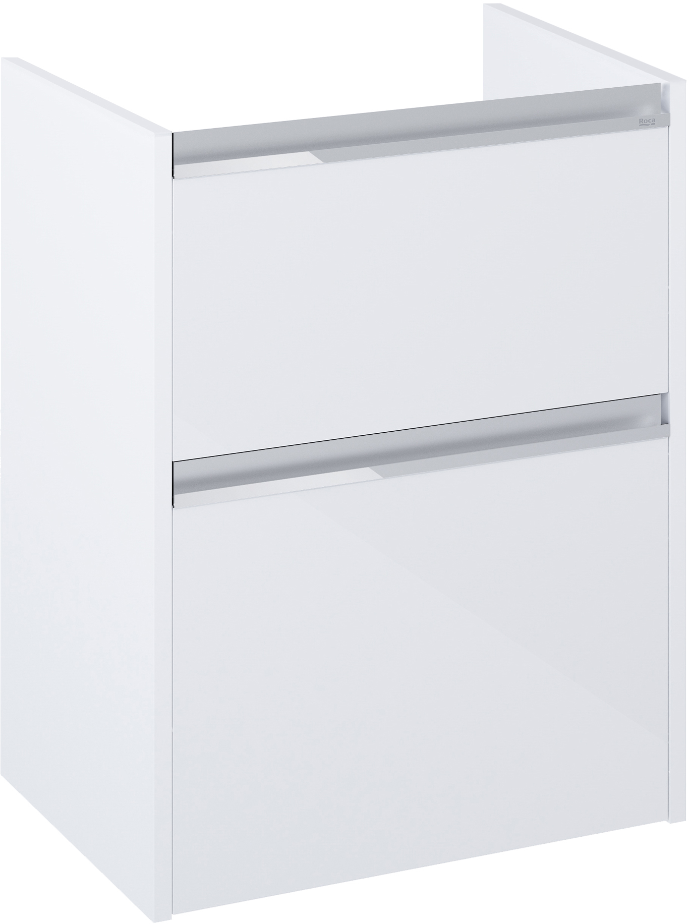 Roca Gap Pro szafka 58,5x46x66,3 cm podumywalkowa wisząca biały połysk A857896806