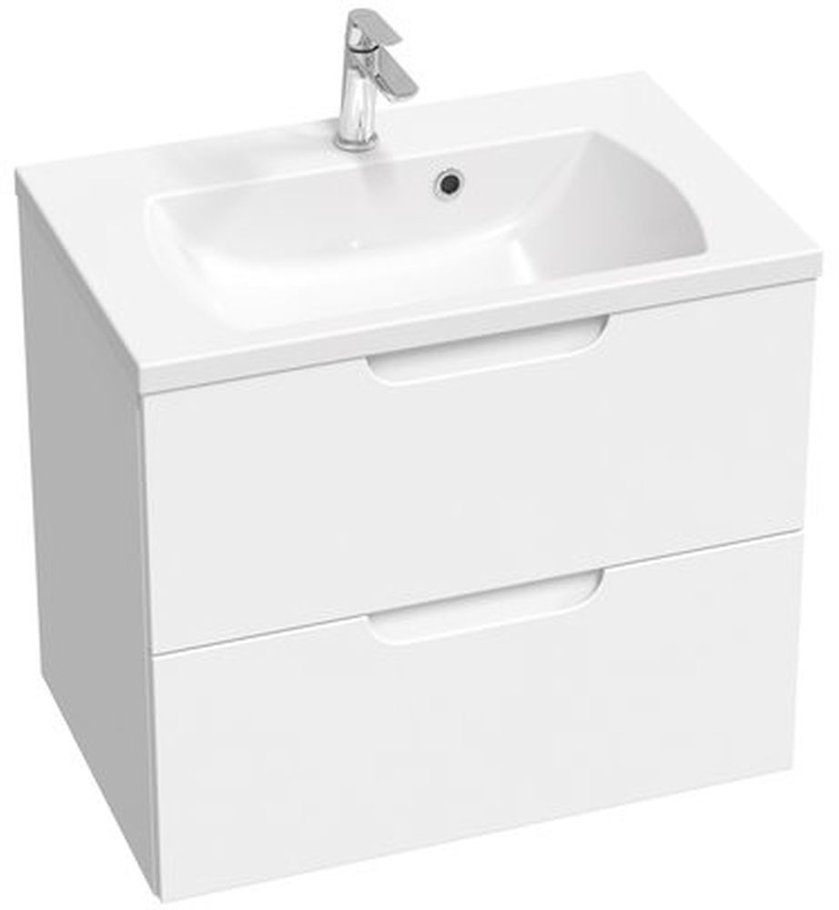 Ravak SD Classic II szafka 70 cm podumywalkowa wisząca biały połysk X000001478