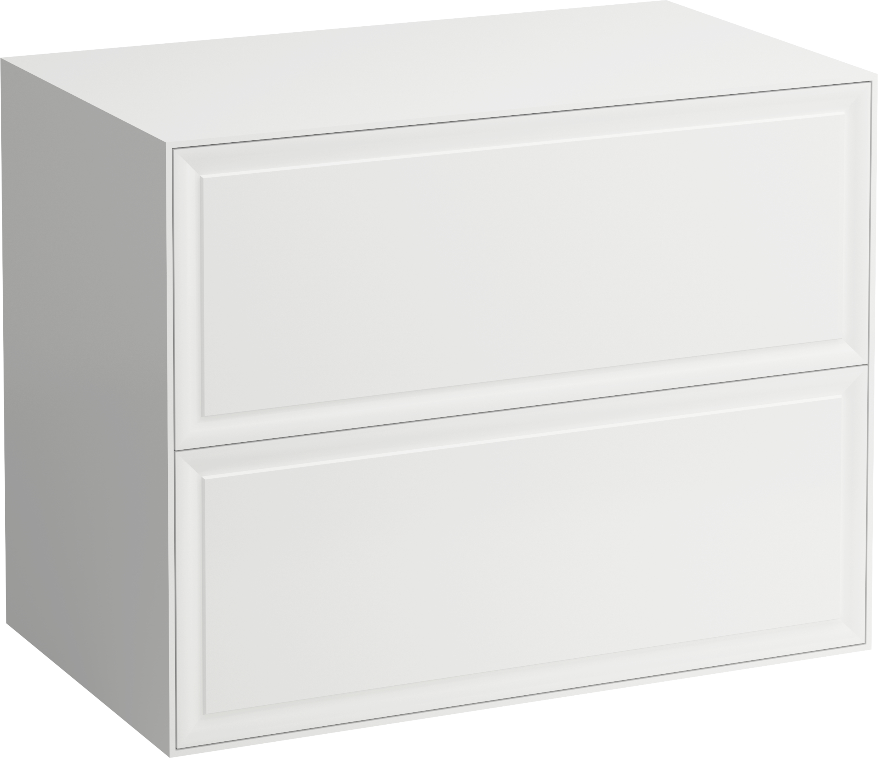 Laufen The New Classic szafka 80 cm podumywalkowa wisząca z blatem biały połysk H4060160856311