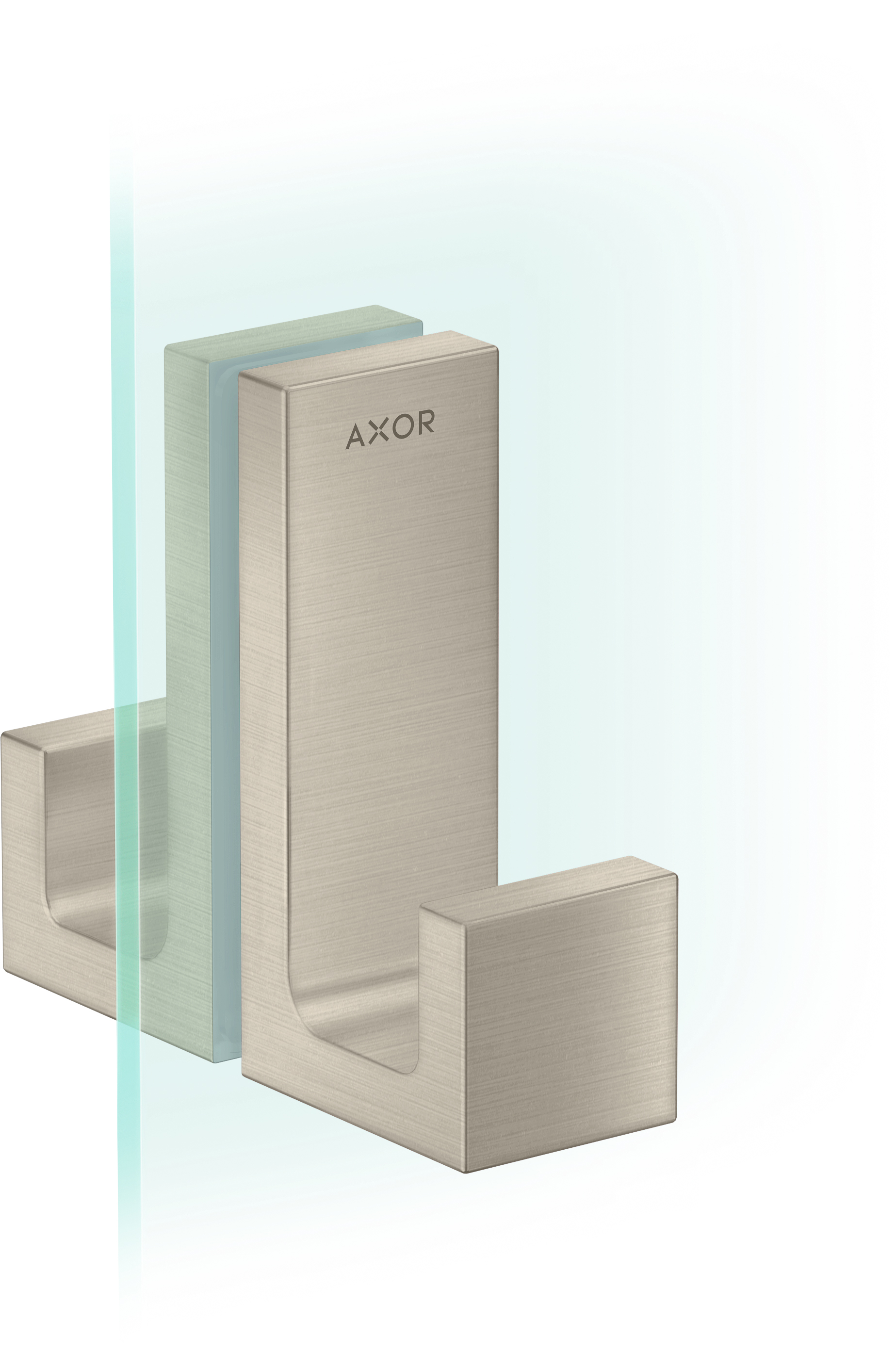Axor Universal Rectangular uchwyt drzwi prysznicowych nikiel szczotkowany 42639820
