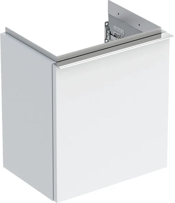 Geberit iCon szafka 37 cm podumywalkowa wisząca biały połysk/chrom błyszczący 502.300.01.2