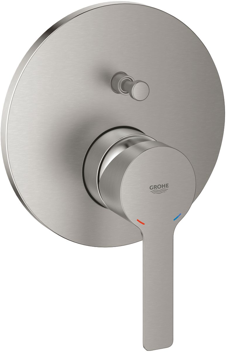 Grohe Lineare bateria wannowo-prysznicowa podtynkowa stal nierdzewna 24064DC1