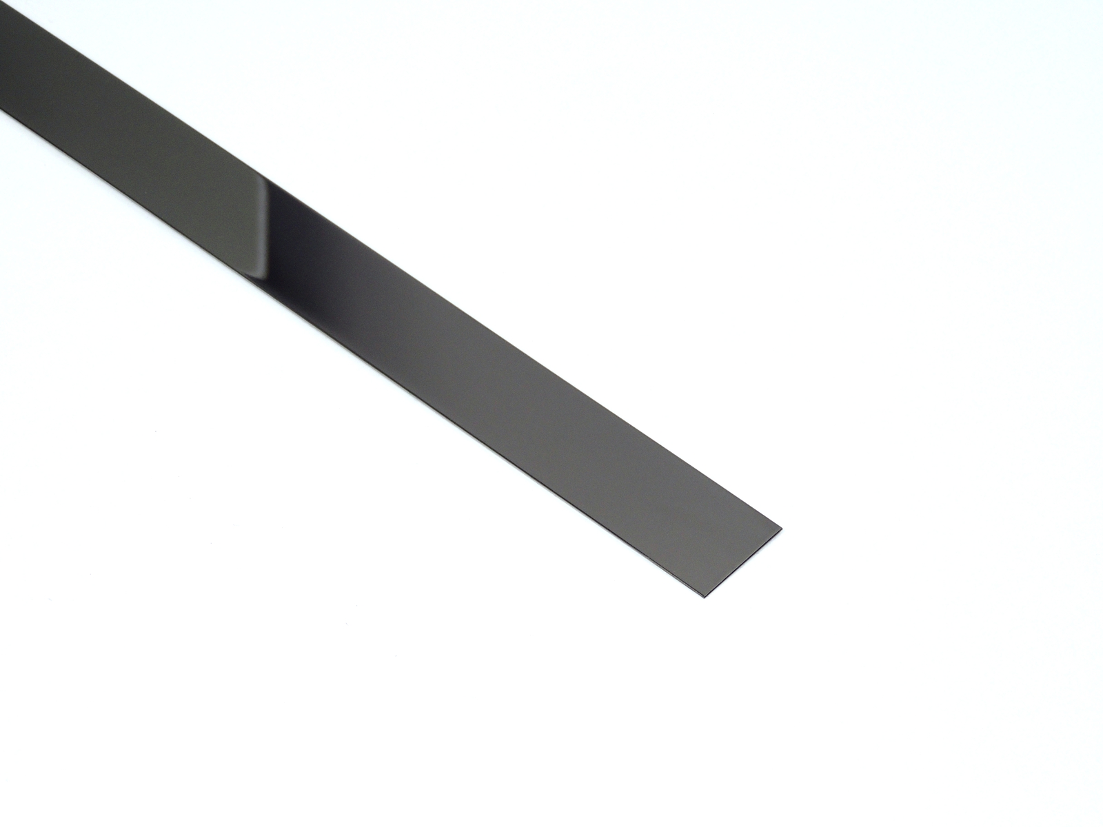 Profil Decor listwa do glazury płaskownik 3x270 cm stal nierdzewna czarny poler