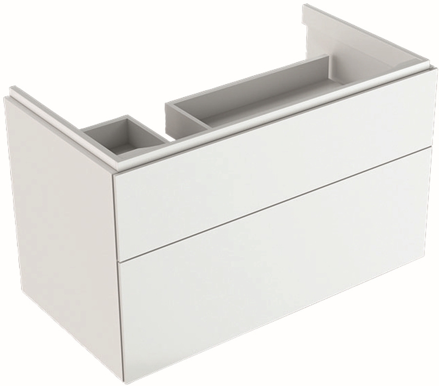 Geberit Xeno2 szafka 88 cm podumywalkowa wisząca biały połysk 500.515.01.1