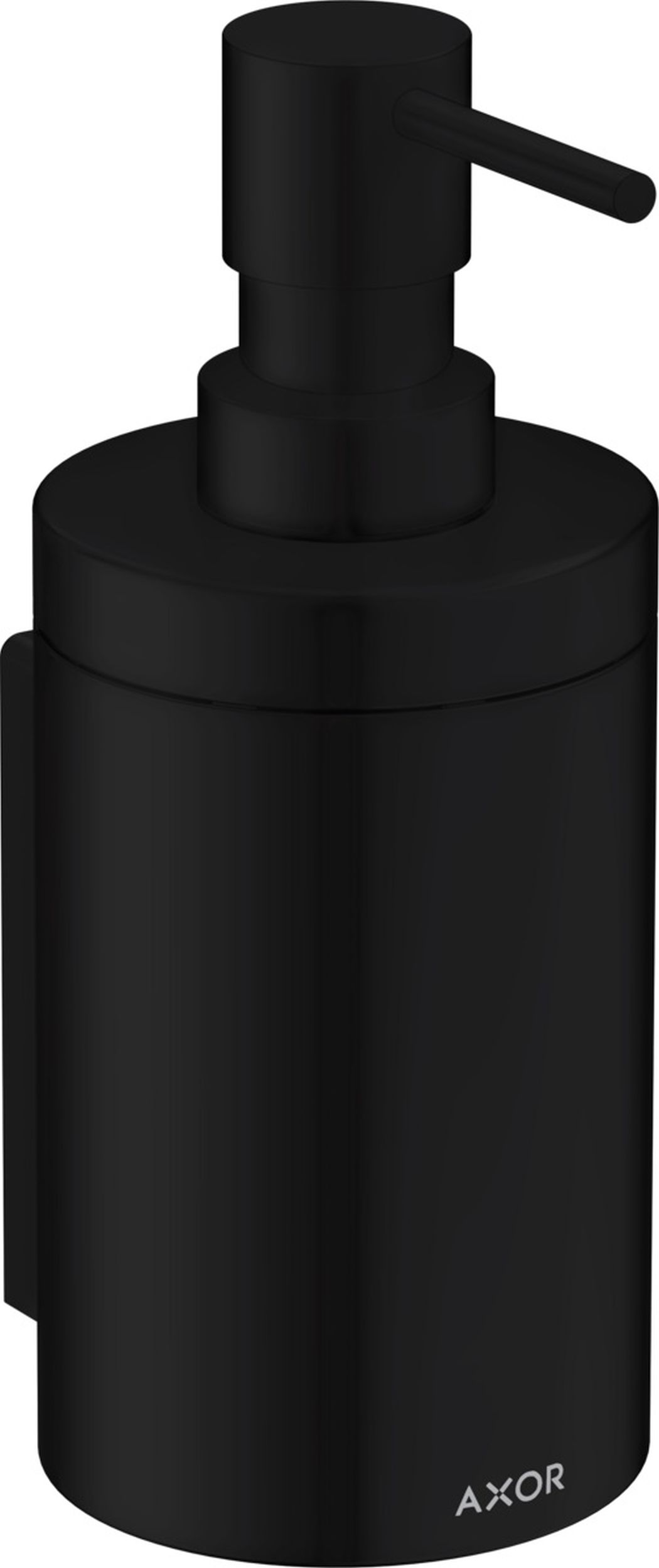 Axor Universal Circular dozownik do mydła 300 ml ścienny czarny mat 42810670
