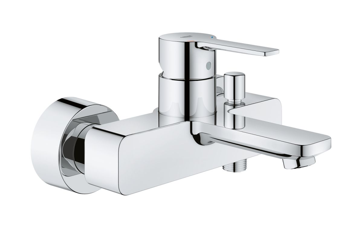 Grohe Lineare bateria wannowo-prysznicowa ścienna chrom 33849001