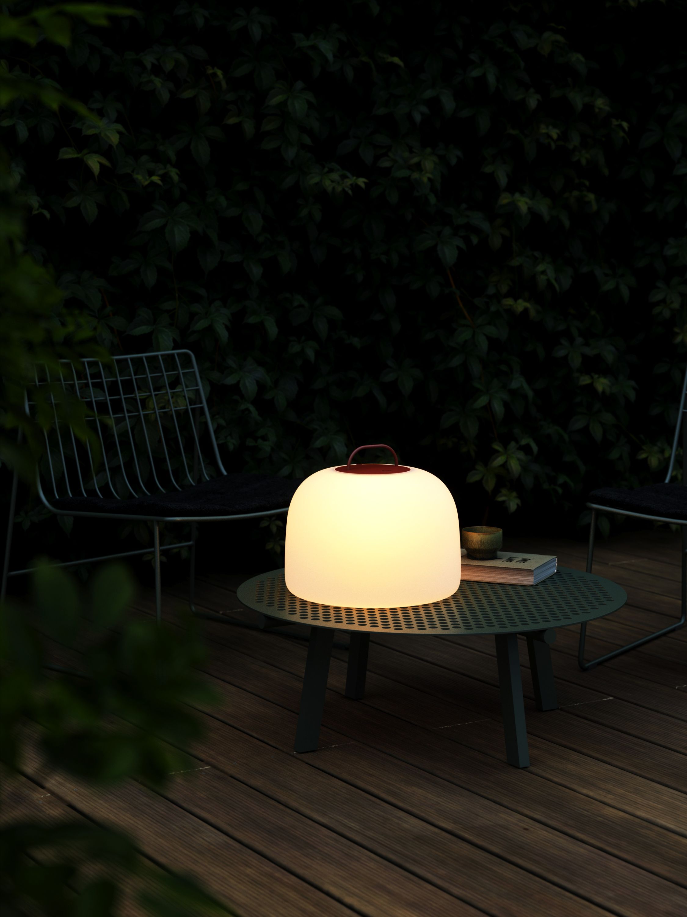 Nordlux Kettle lampa ogrodowa przenośna 1x6,8W LED czerwona 2018013002