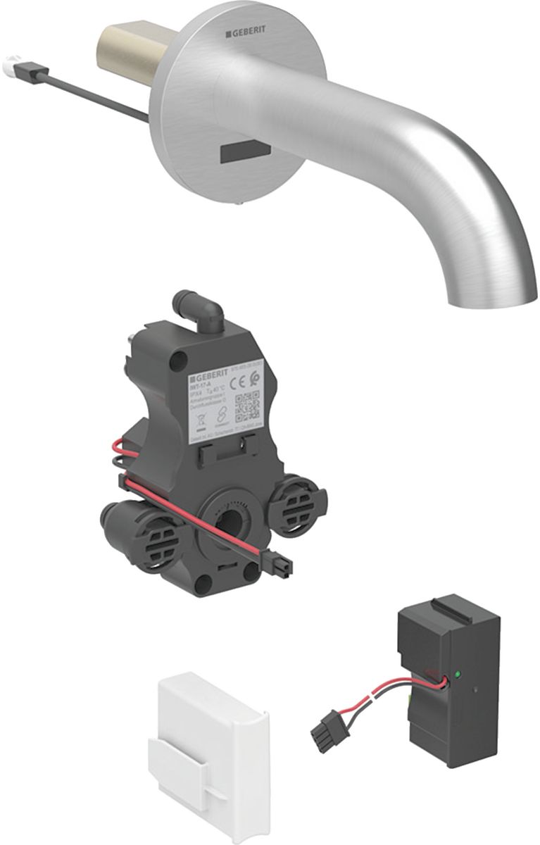 Geberit Piave bateria umywalkowa podtynkowa elektroniczna stal nierdzewna 116.282.SN.1