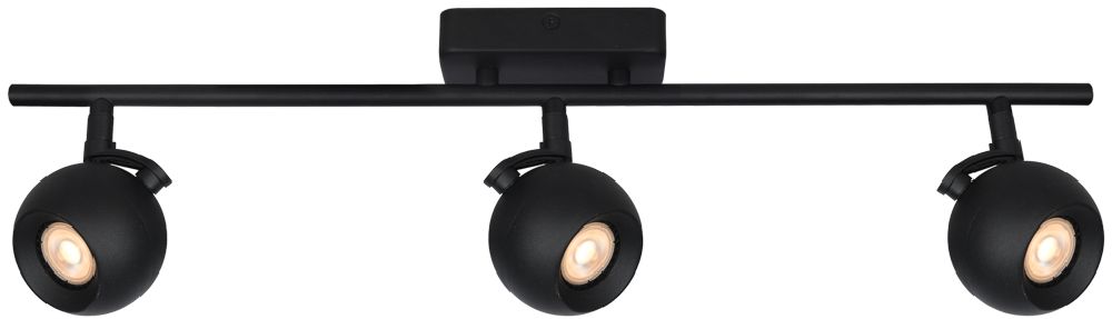 Italux Lafin lampa podsufitowa 3x10 W czarna SPL-45379-3-BK