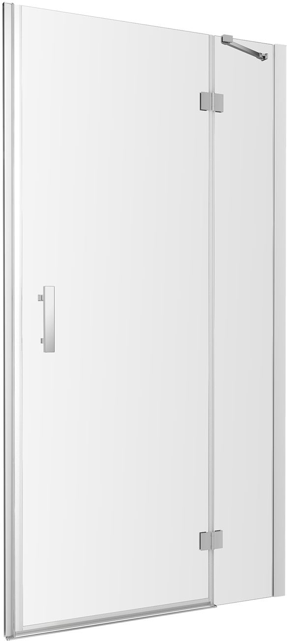 Omnires Manhattan drzwi prysznicowe 110 cm uchylne chrom połysk/szkło przezroczyste ADC11X-ACRTR