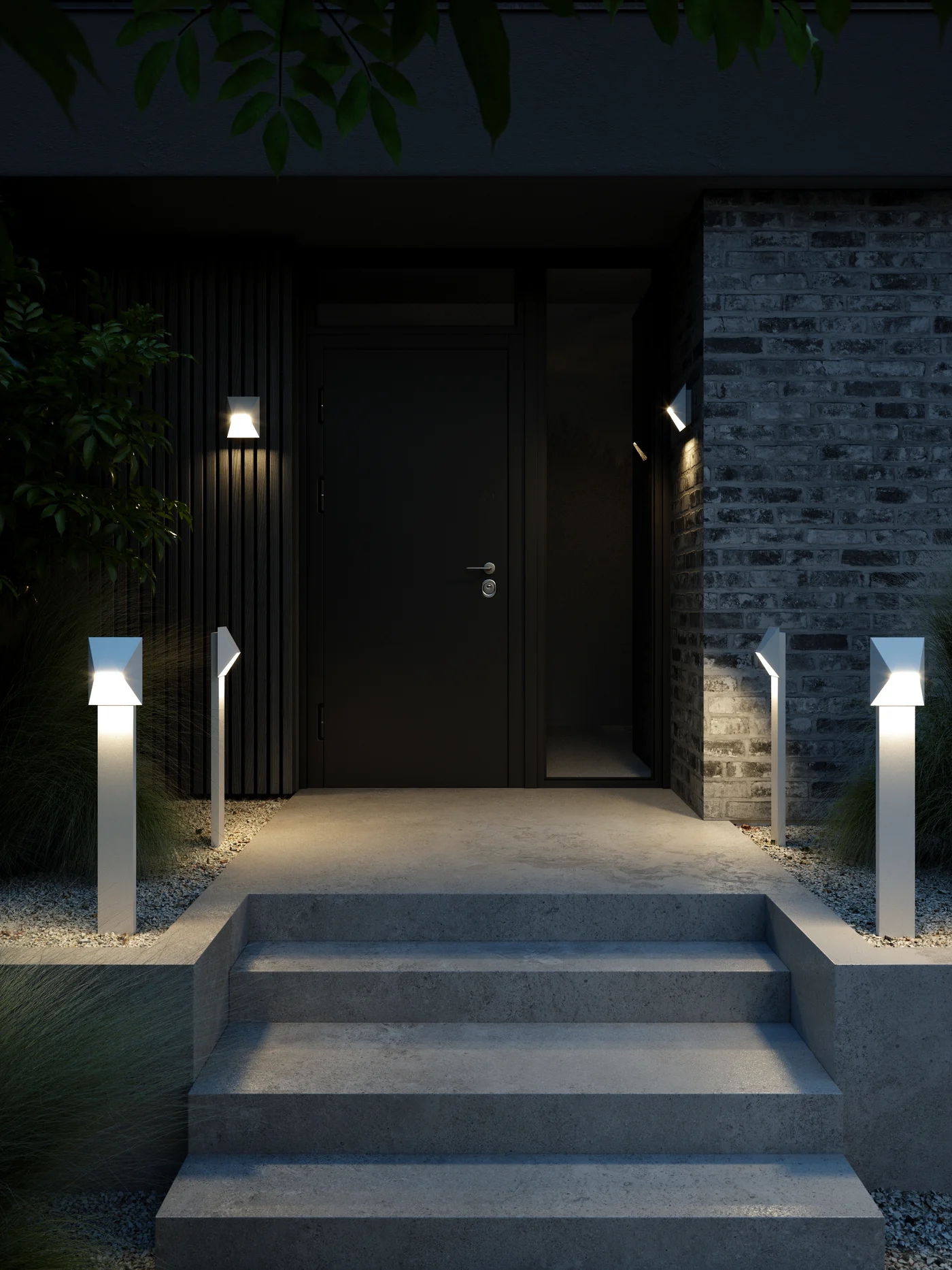 Nordlux Pontio lampa stojąca zewnętrzna 1x25W biała 2218208001