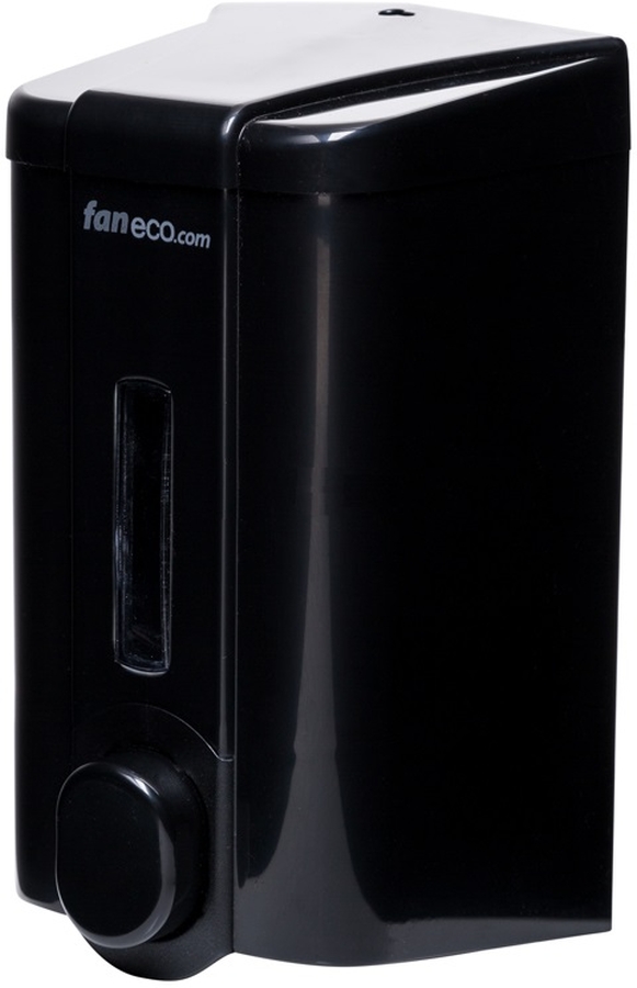 Faneco dozownik do mydła 1000 ml ścienny czarny S1000PGB