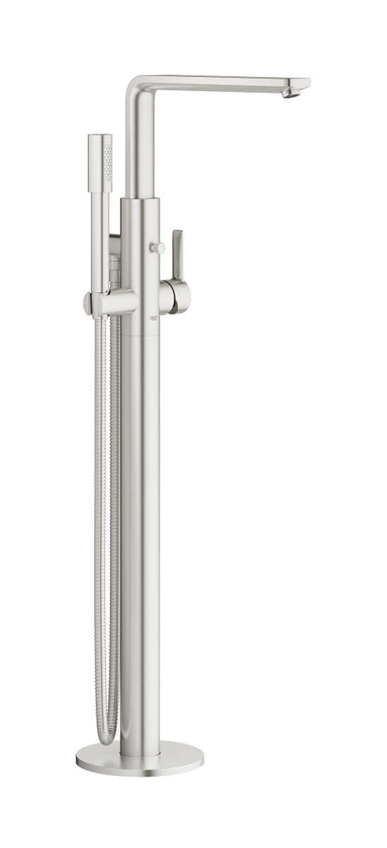 Grohe Lineare bateria wannowo-prysznicowa wolnostojąca stal nierdzewna 23792DC1