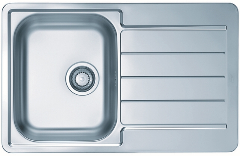 Alveus Line Start 80 zlewozmywak stalowy 79x50 cm wpuszczany 1-komorowy satyna 1069147