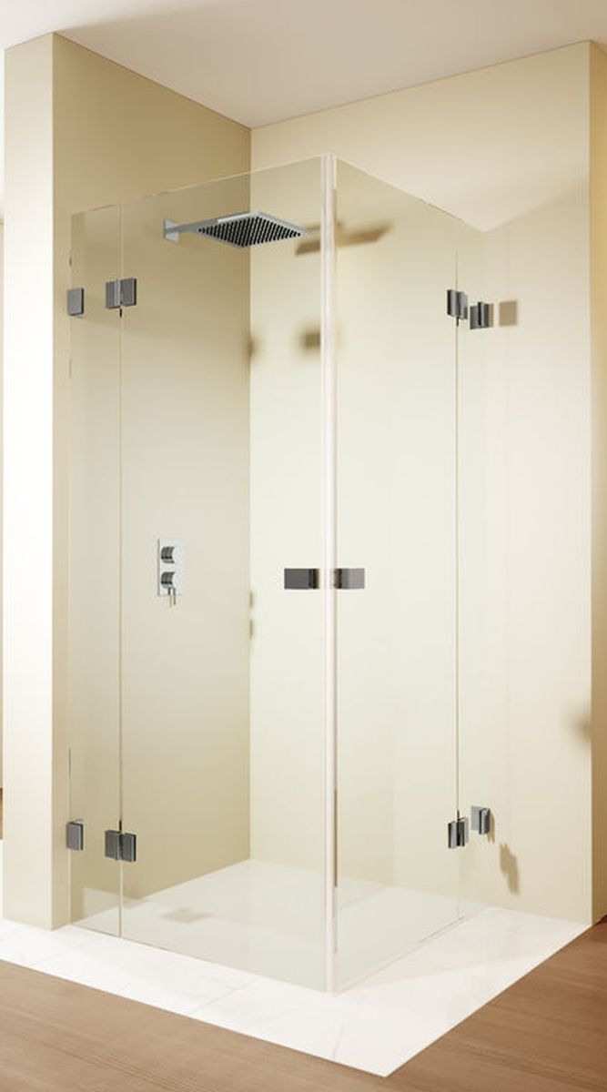 Riho Scandic NXT X207 kabina prysznicowa 90x90 cm kwadratowa czarny mat/szkło przezroczyste G001100121