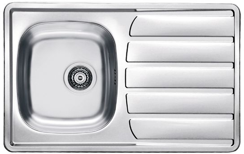 Alveus Zoom 20 zlewozmywak stalowy 79x50 cm wpuszczany 1-komorowy len 1098939