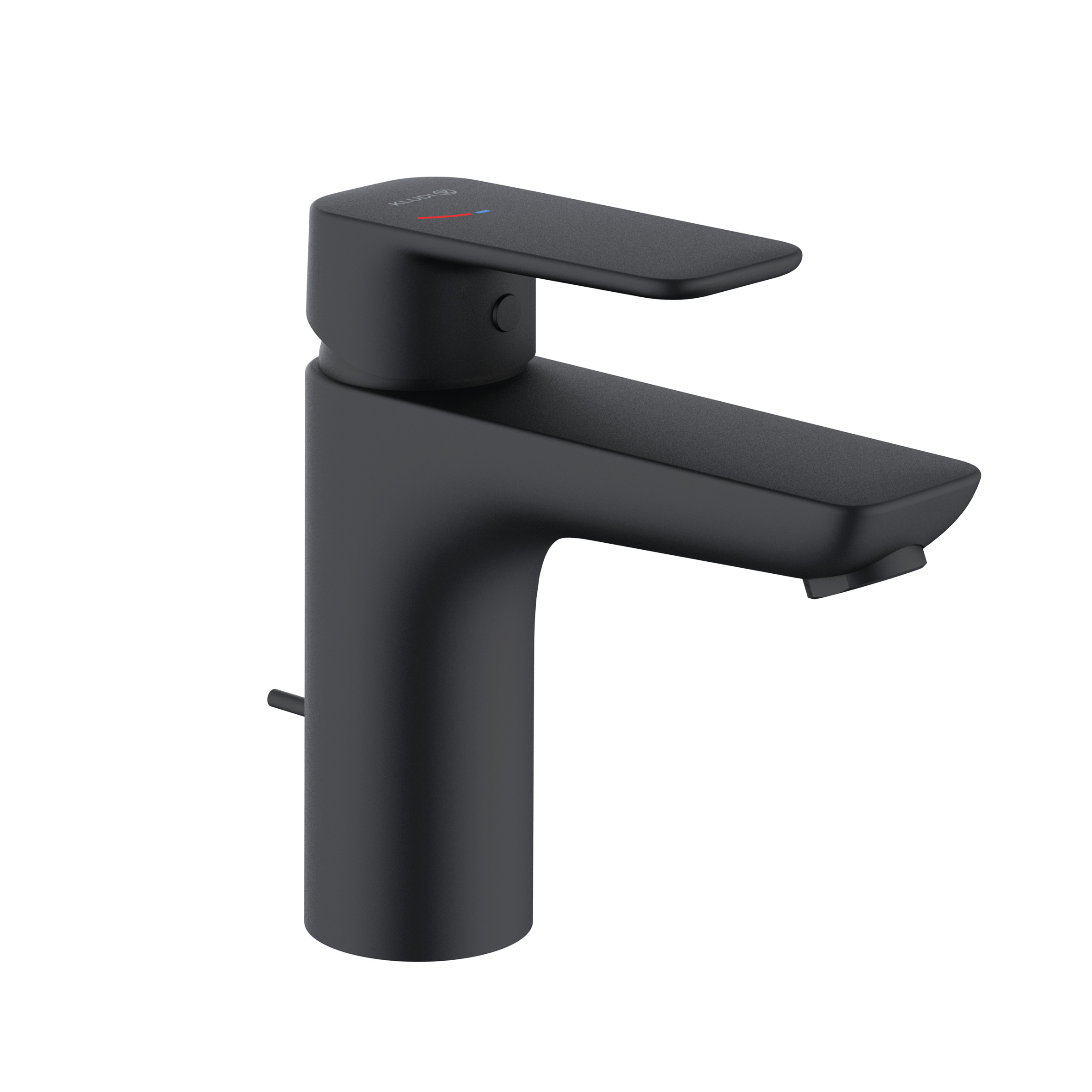 Kludi Pure&Style bateria umywalkowa stojąca czarny mat 402933975