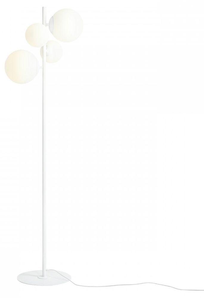 Aldex Bloom lampa stojąca 2x40W+2x60W biała 1091A