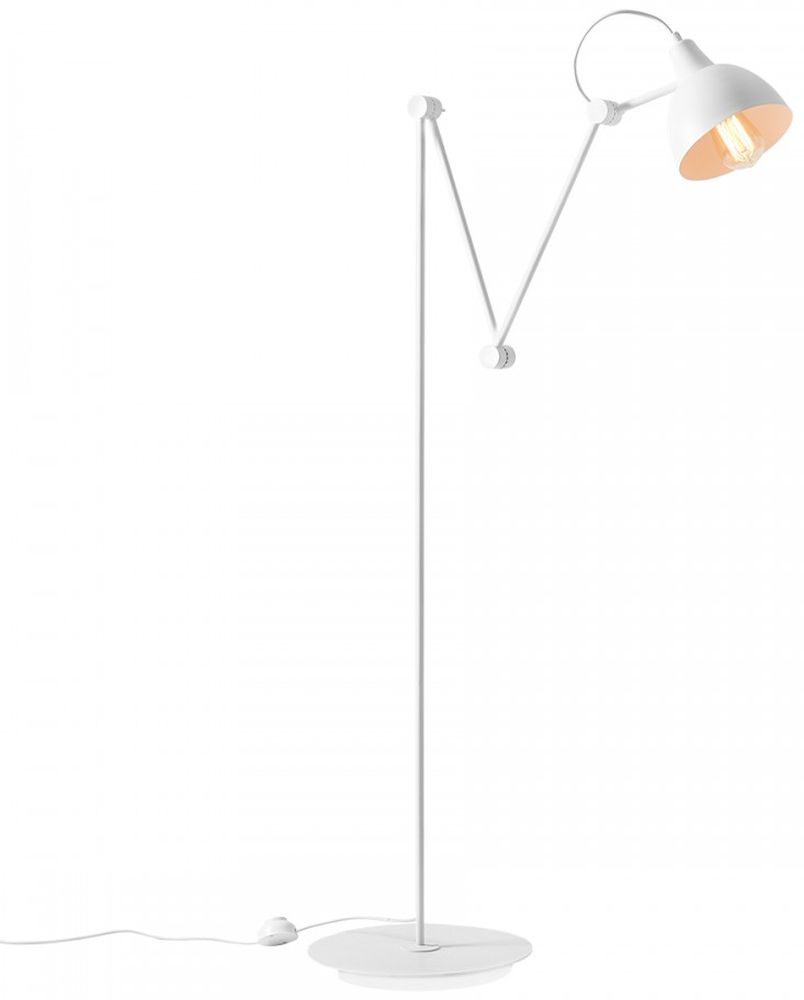 Aldex Aida lampa stojąca 1x60W biała 814A