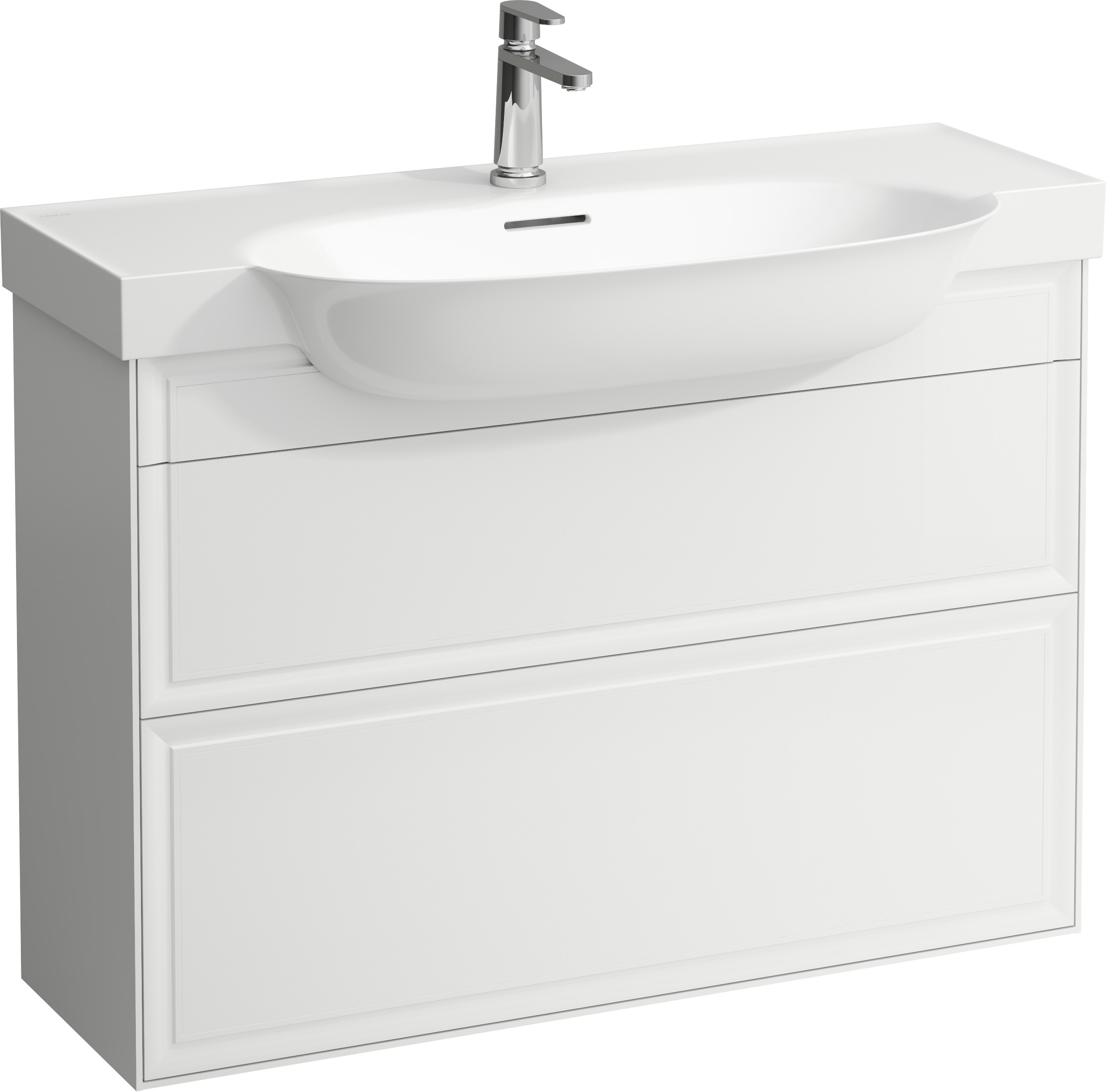 Laufen The New Classic szafka 100 cm podumywalkowa wisząca biały połysk H4060920856311