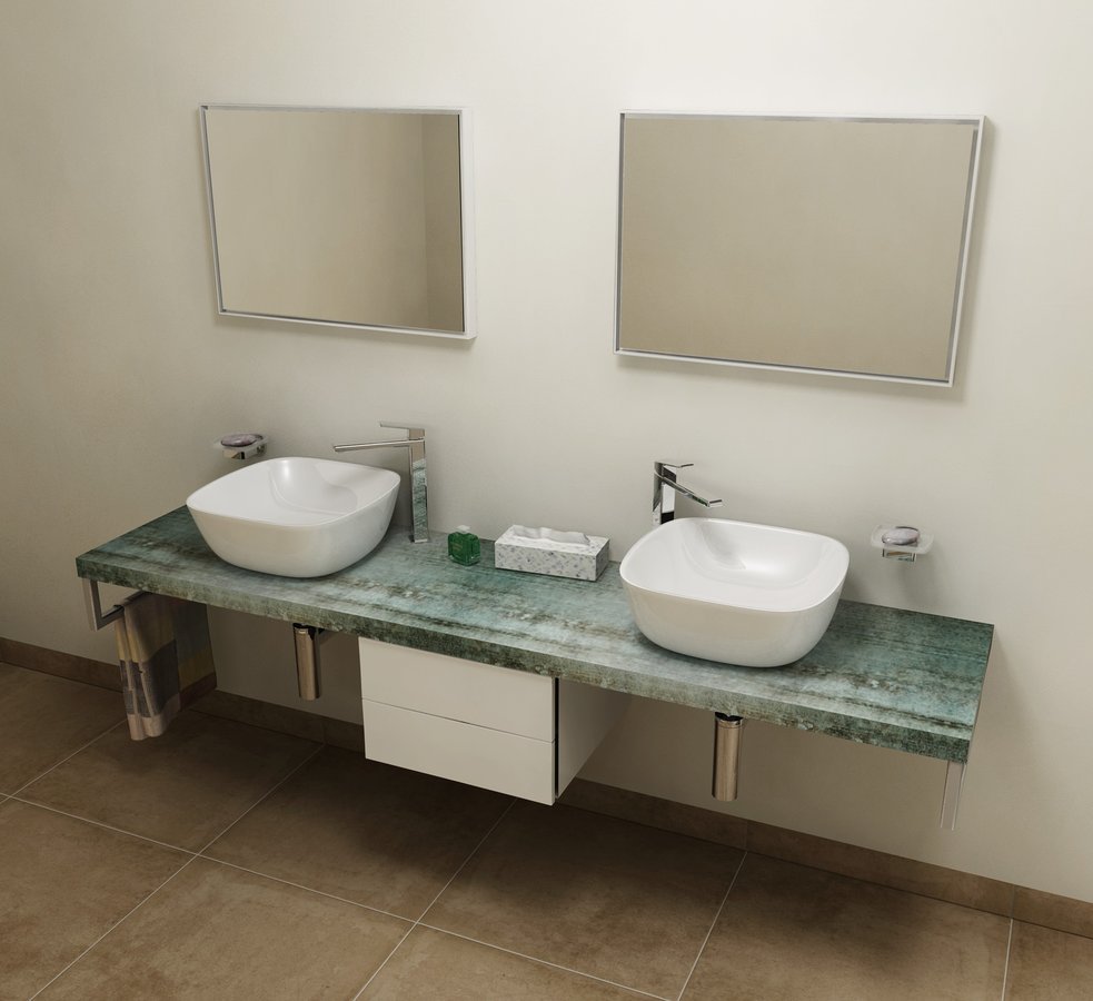 Sapho Avice blat 220 cm podumywalkowy aquamarine AV226