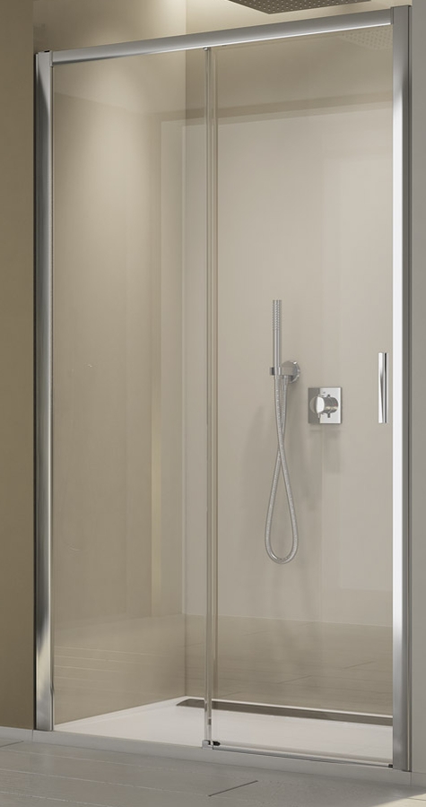 SanSwiss Top-Line S drzwi prysznicowe 120 cm lewe srebrny mat/szkło przezroczyste TLS2G1200107