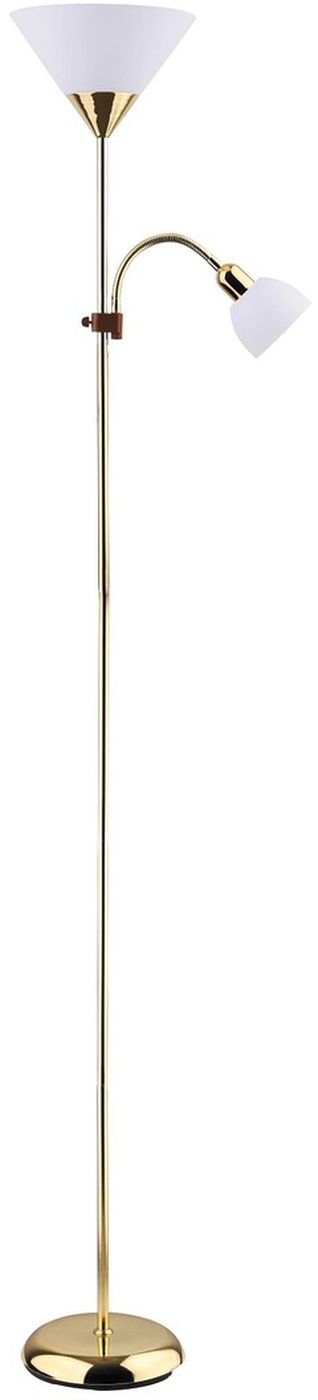 Rabalux Action lampa stojąca 100W/25W złota/biała 4060