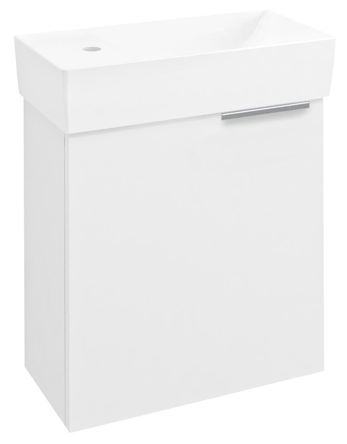 Sapho Latus VIII szafka 44 cm podumywalkowa wisząca biały połysk LT090-3030