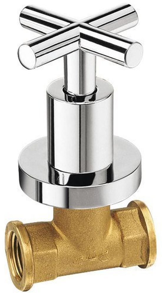 Sapho Axia zawór podtynkowy 1/2" woda ciepła chrom 505H