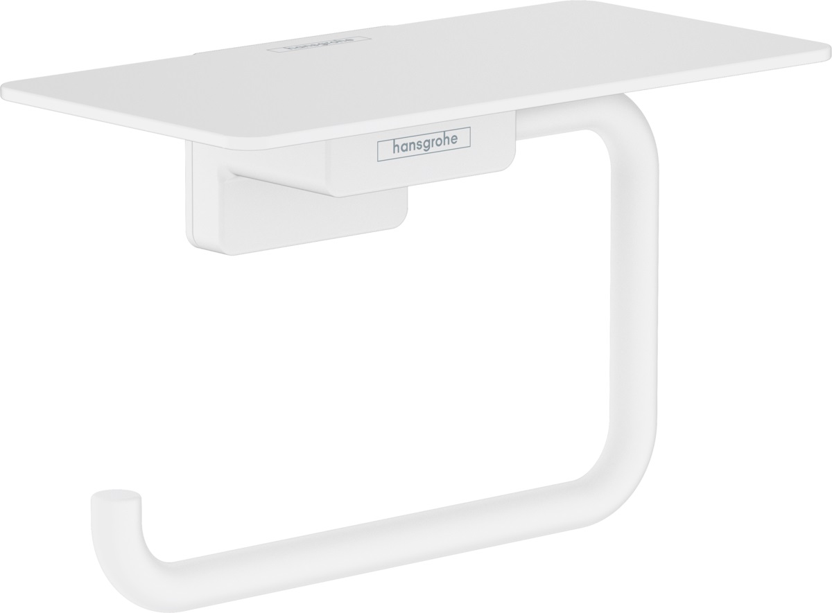 Hansgrohe AddStoris uchwyt na papier toaletowy z półką biały mat 41772700 - Wysyłka w 24h