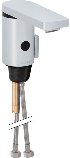 Geberit Typ 186 bateria umywalkowa stojąca elektroniczna chrom błyszczący 116.256.21.1