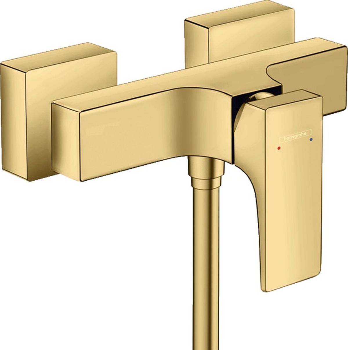 Hansgrohe Metropol bateria prysznicowa ścienna złoty optyczny polerowany 32560990