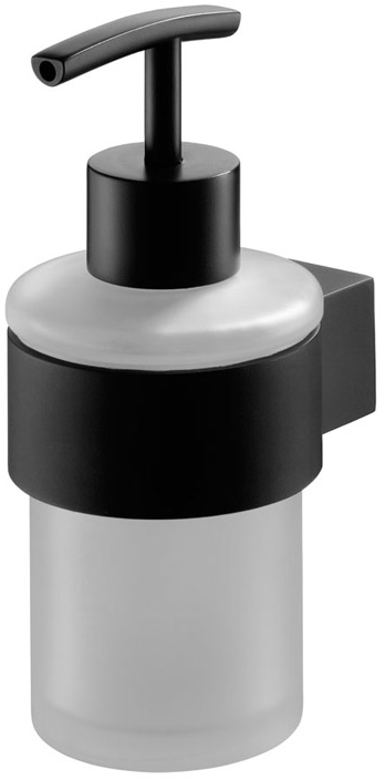 Bisk Futura black dozownik do mydła 250 ml ścienny czarny 02953 - Wysyłka w 24h