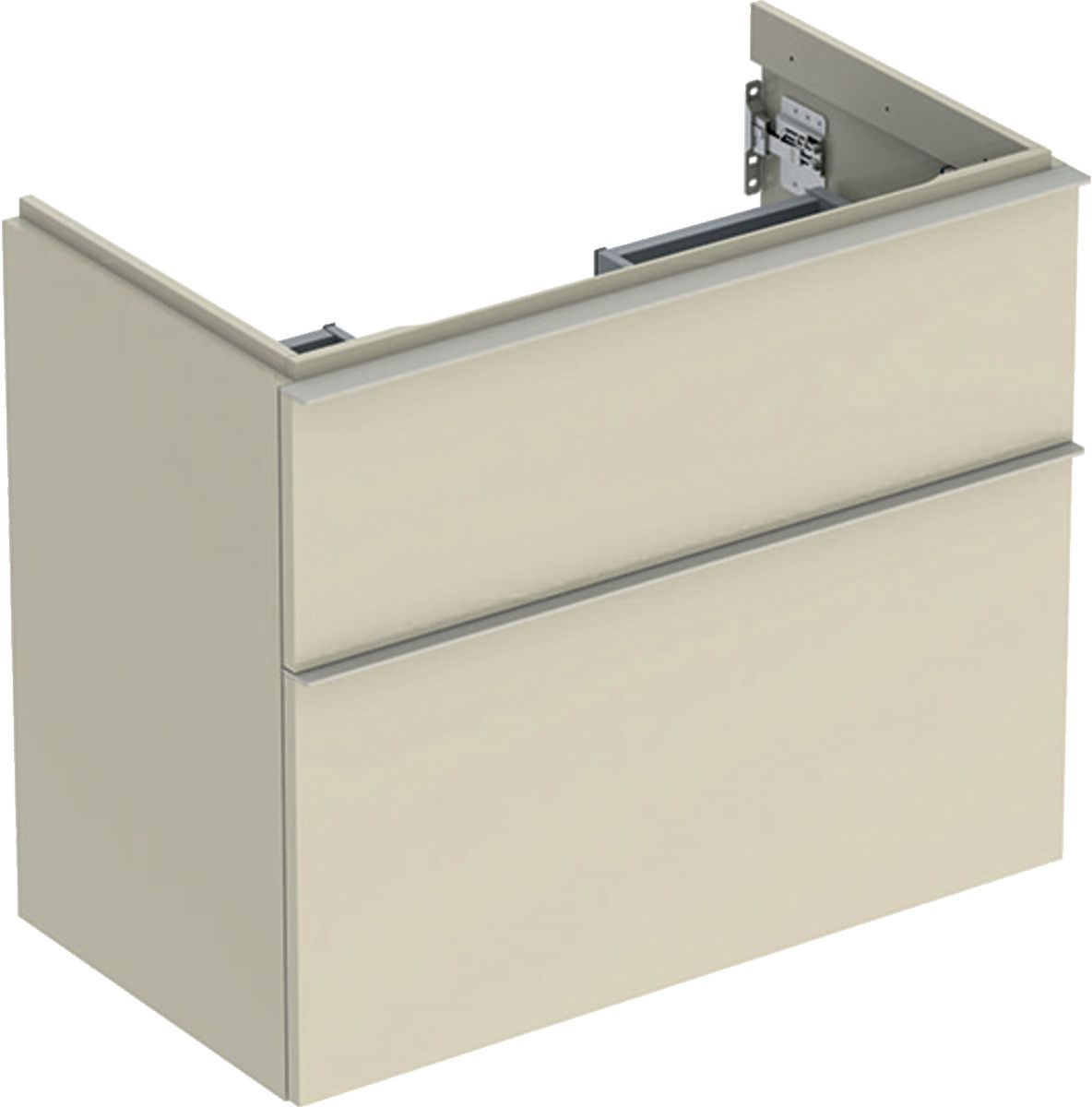 Geberit iCon szafka 74 cm podumywalkowa wisząca szary piaskowy połysk/szary piaskowy mat 502.308.JL.1